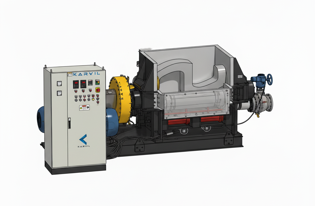 Electric-Heated -Vacuum -Kneader (2) Elektrisch beheizter Vakuum-Kneter (2)