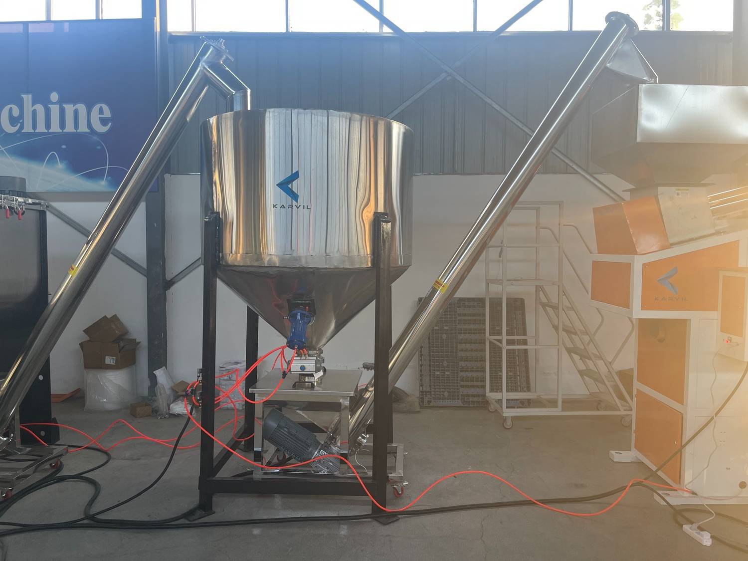 Fertilizer Powder Mixing & Packaging Line (6) Misch- und Verpackungslinie für Düngemittelpulver (6)