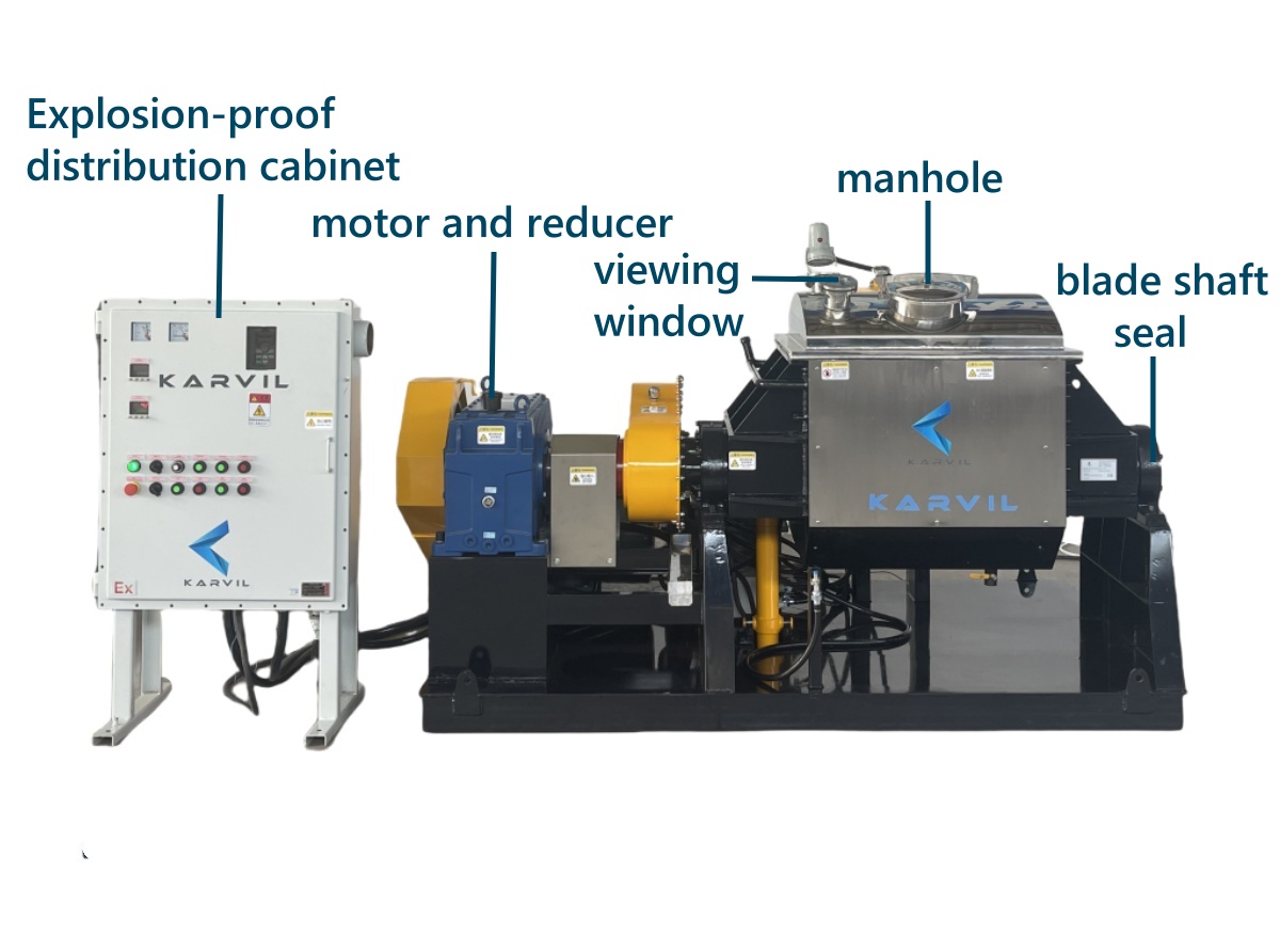 Explosionssicheres Sigma-Knie-Mixer 