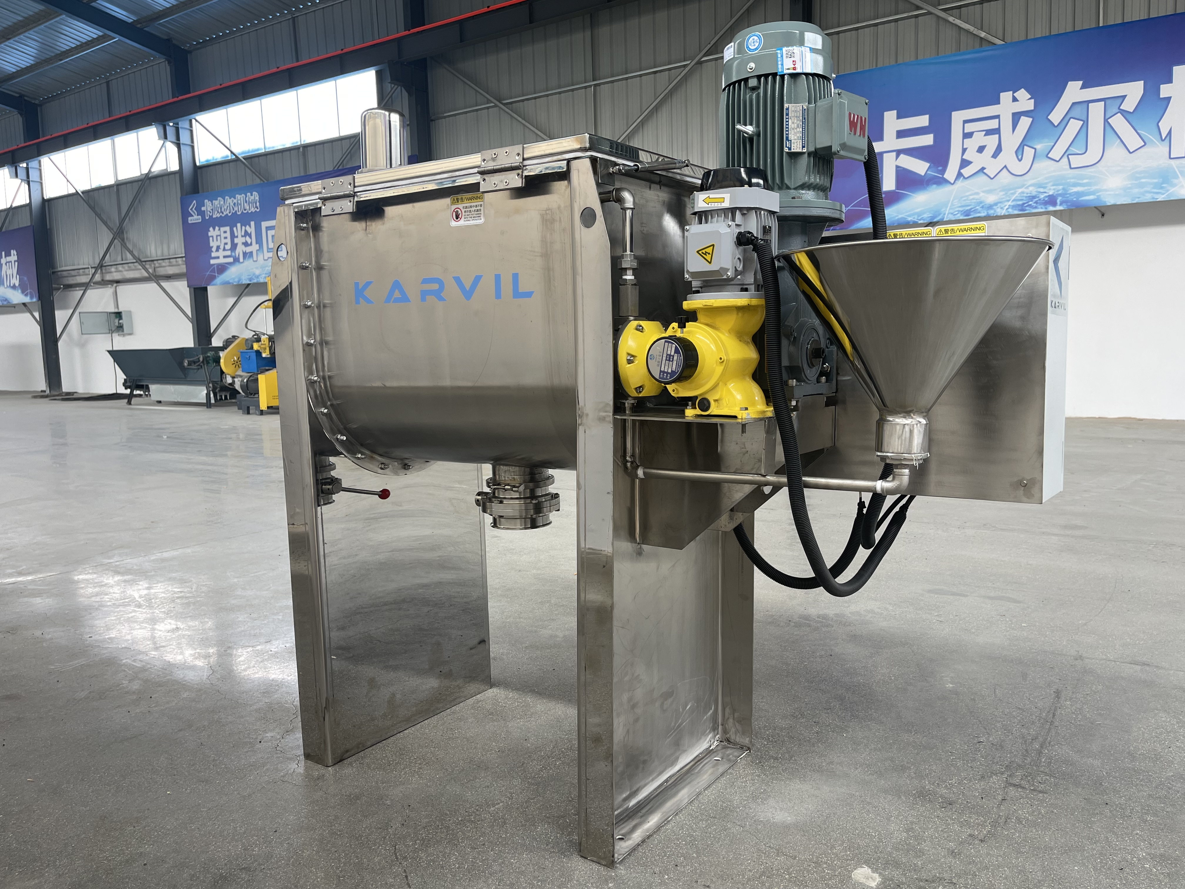 Bandmischer aus Edelstahl: Ein tiefer Einblick in das neueste Angebot von Karvil Machinery
