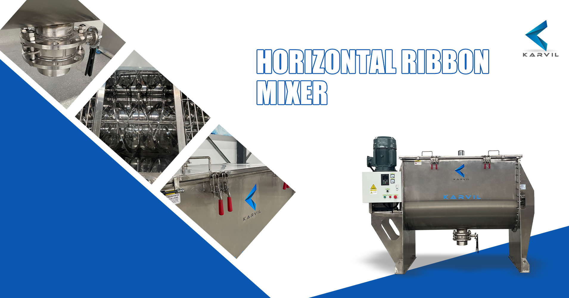 horizontaler Bandmischer