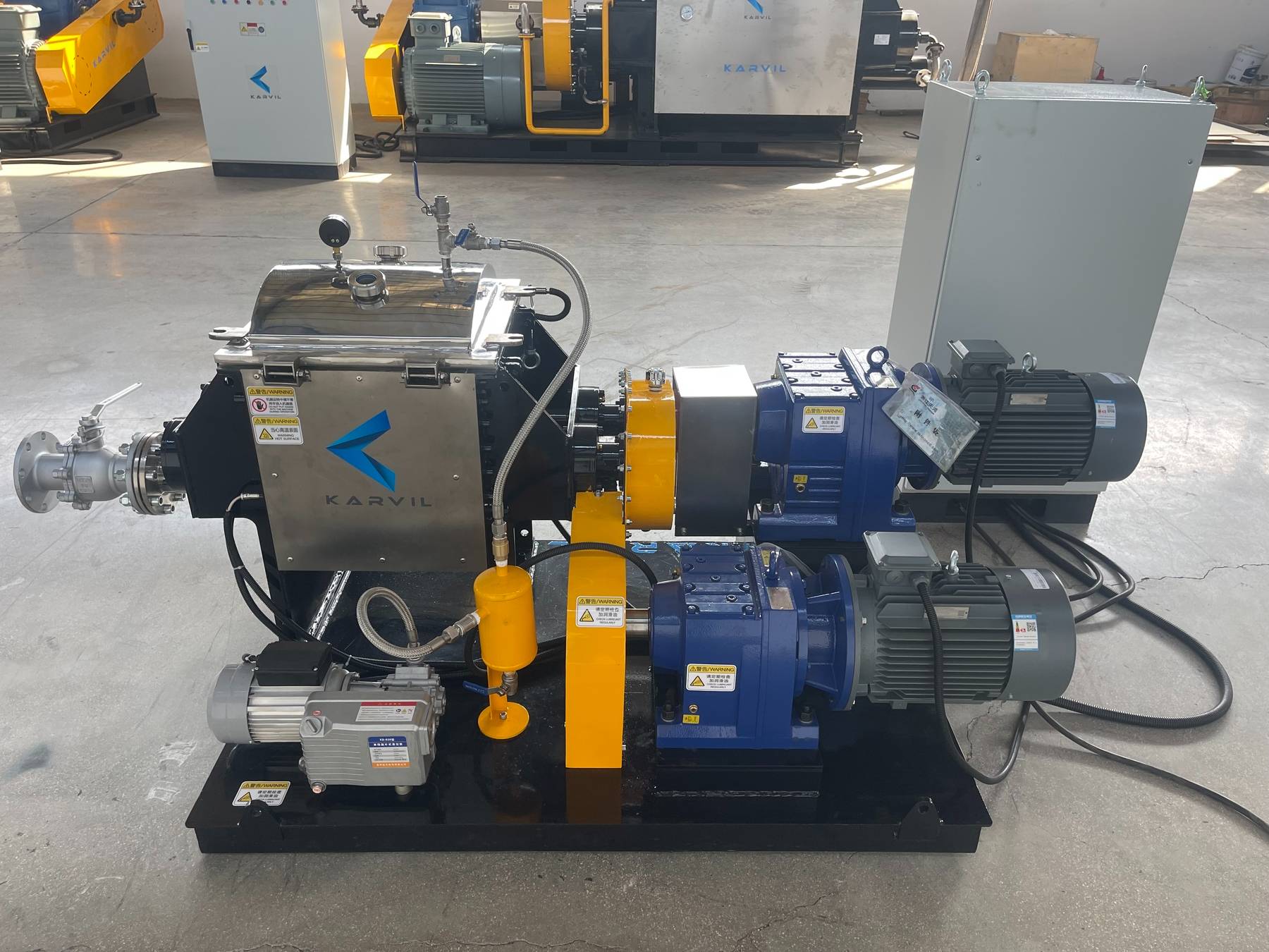 High-Wear-Screw-Discharge-Vacuum-Kneader (3) Verschleißfester Schneckenaustrags-Vakuumkneter (3)