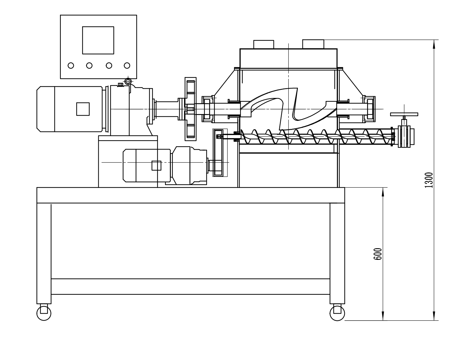 Explosionssicherer Kneadermischer -Extruder (4) 