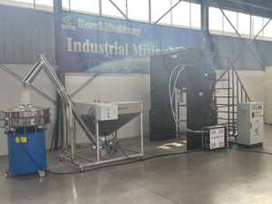 1000 l Horizontaler Bandmixer mit Förderer
